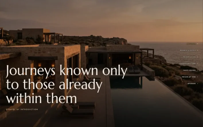 Screenshot of the 2travel.co.uk homepage